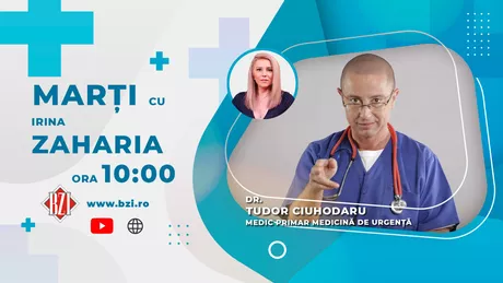 LIVE VIDEO - Dr. Tudor Ciuhodaru medic primar de medicină de urgență Spitalul de Neurochirurgie N. Oblu Iași despre abuzurile alimentare şi alcoolice din perioada sărbătorilor la BZI LIVE - FOTO