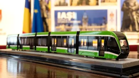 Un nou tramvai produs de Bozankaya adus la Iași Deocamdată vehiculele trimise de turci nu circulă pe străzile din oraș - FOTO  VIDEO Exclusiv