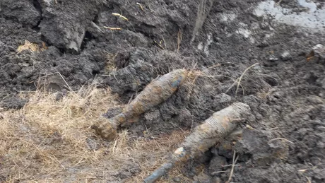 Piese de muniție de război descoperite în zona Cârlig din Iași - FOTO