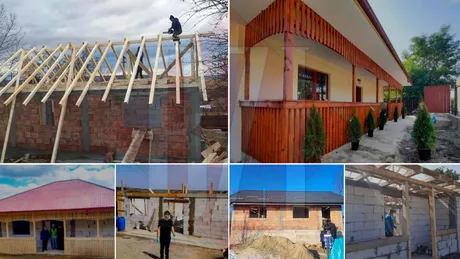 Voluntarii ASCOR Iași construiesc case pentru familii nevoiașe