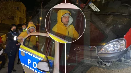 Lecție de șmecherie predată de la volanul unui Opel Corsa Cezar Stoica a dormit în arest după ce a distrus 5 mașini pentru a-și vedea prietenul fericit - FOTO  VIDEO
