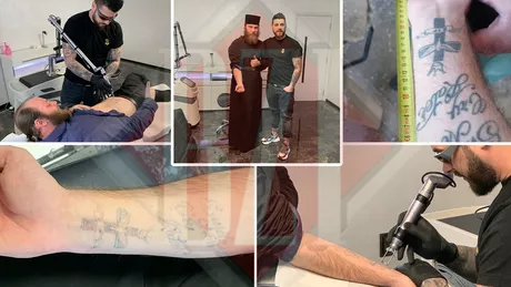 Poveste desprinsă din filme la Iași Călugărul trebuie să scape de tatuaje după ce și-a găsit liniștea la mănăstire - FOTO Exclusiv