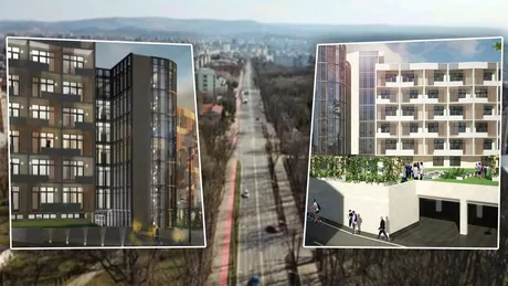 Construcție nouă de peste 20.000 mp și cu 5 etaje în zona Copou din Iași FOTO Exclusiv