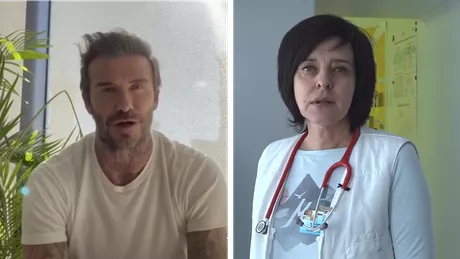 David Beckam şi-a donat Instagramul către un medic din Ucraina