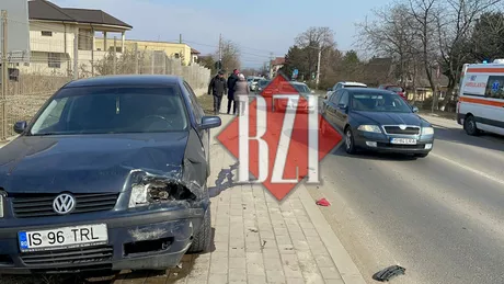 Accident rutier cu victimă în comuna Miroslava. Au fost implicate două autoturisme - EXCLUSIV GALERIE FOTO VIDEO UPDATE