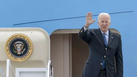 Avionul președintelui american Joe Biden a aterizat în Polonia