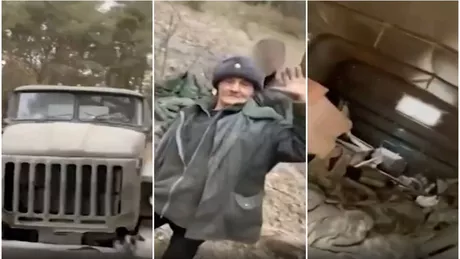 Un bunic din Ucraina modalitate inedită de a-și ajuta armata. Cum a reușit acesta să fure un camion rusesc