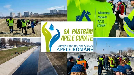Lucrări de igienizare la Iași de Ziua Mondială a Apei Să păstrăm apele curate