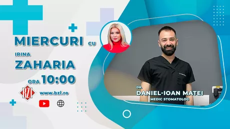 LIVE VIDEO - Dr. Daniel-Ioan Matei medic stomatolog vine în platoul BZI LIVE să discute despre importanța controalelor și a tratamentelor stomatologice și riscurile amânării lor - FOTO