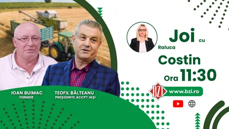 LIVE VIDEO - Fermierii vor trece prin aceeași situație ca în 2020 când seceta le-a distrus culturile Discuţie cu fermierul Ioan Buimac și Emil Teofil Bălteanu președinte ACCPT Iași numai la BZI LIVE - FOTO
