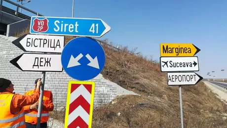 DRDP Iași a montat indicatoare rutiere în limba ucraineană pe șosele naționale din Moldova
