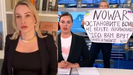 Jurnalista care a afișat un mesaj anti-război la o televiziune rusească descrie cum a ajuns să facă gestul controversat