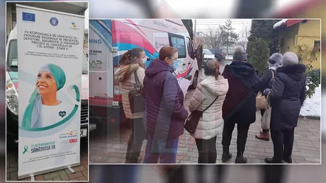 Sute de femei testate gratuit împotriva cancerului Medicii ieșeni continuă caravana până pe 28 aprilie 2022