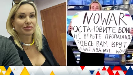 Jurnalista rusă care a protestat în direct la TV a fost angajată de un ziar din Germania