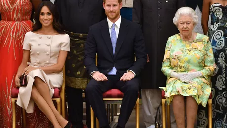 Prinţul Harry şi Meghan Markle la Castelul Windsor. Cuplul i-a făcut o vizită reginei Elisabeta a II-a
