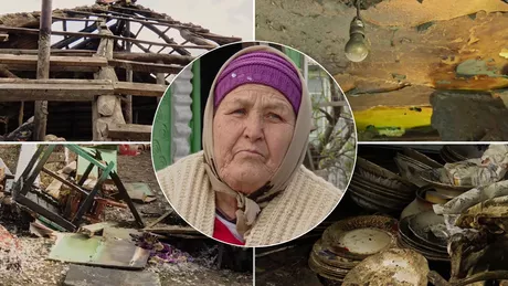 Coșmarul unei bătrâne din comuna ieșeană Șcheia Nici țoale nu mai am că au ars
