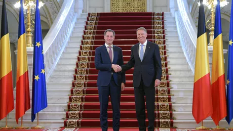Klaus Iohannis declarație de presă comună cu premierul Belgiei - VIDEO