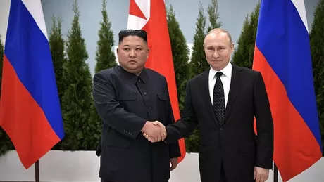 Kim Jong-un i-a transmis un mesaj lui Vladimir Putin preşedintele Rusiei