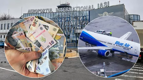 Daune de sute de euro obținute la Iași din cauza unor zboruri anulate Compania aeriană Blue Air bună de plată Exclusiv
