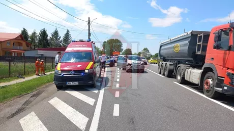 Accident rutier în localitatea Războieni din județul Iași - EXCLUSIVFOTO