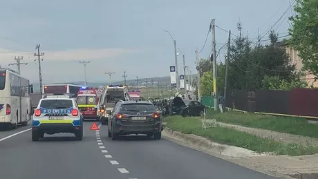 Accident grav la Lețcani. Patru persoane au fost transportate la spital - FOTO