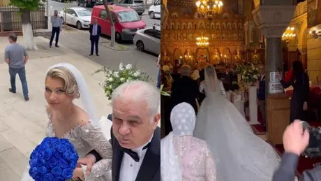 Momente pline de emoție în familia lui Anghel Iordănescu Fiica lui Maria se căsătorește religios