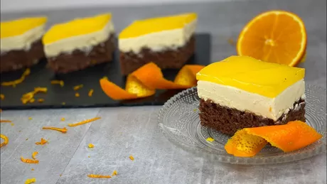 Prăjitura Fanta cu mascarpone - Cel mai delicios desert cu jeleu de portocale