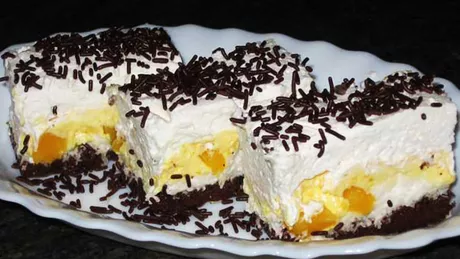 Prăjitura Floare de Colț cu ananas. Rețeta unui desert gustos și aromat