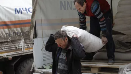 Soldaţii ruşi au capturat un camion ce transporta ajutoare din România pentru ucraineni