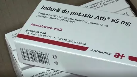 Ministerul Sănătății distribuie populației iodură de potasiu 65 mg comprimate