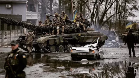 Război în Ucraina Rușii au bombardat din nou capitala Ucrainei. Ploaie de rachete peste Kiev