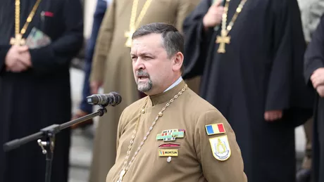 Preotul militar Adrian Morțun a fost promovat la Academia Tehnică Militară Ferdinand I din București - GALERIE FOTO