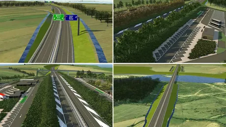 Primele schițe ale autostrăzii A7 pe ruta BacăuPașcani Iată cum se va circula pe ruta de 77 de kilometri  GALERIE FOTO