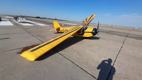 Aterizare forțată a unui avion pe Aeroportul Mihail Kogălniceanu din Constanța după o defecțiune tehnică