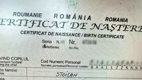 E unic în toată România Ce nume are acest băiețel în certificatul de naștere. Oare cum au putut părinții să-i facă una ca asta
