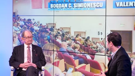 Care este rolul şi importanța Academiei Române Academicianul Bogdan C. Simionescu Fără cercetare vom dispărea - VIDEO
