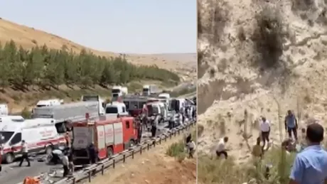 Accident grav în Turcia. 16 oameni au murit și alți 21 au fost răniți într-un eveniment rutier produs în sud-estul țării