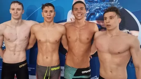 Echipa României de ștafetă 4x100 m liber masculin s-a calificat cu primul timp în finala Campionatului Mondial de înot de la Lima