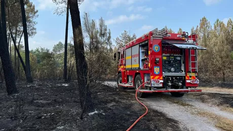 Misiunile modulului național de stins incendii continuă în Franța - GALERIE FOTO VIDEO