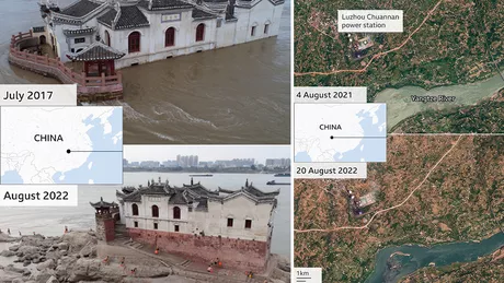 Cum arată cea mai gravă secetă în China din istoria recentă - GALERIE FOTO