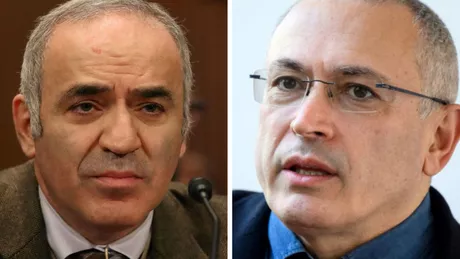 Hodorkovski şi Kasparov opozanți ai lui Putin nu văd cu ochi buni interdicţia generală de vize UE pentru ruşi