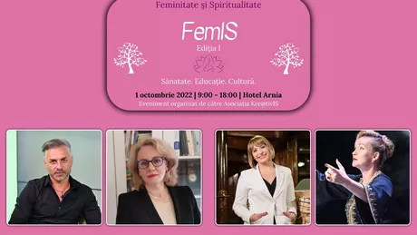 Început de octombrie dedicat ieșenilor FemIS prima conferință despre feminitate și spiritualitate cu speakeri de top
