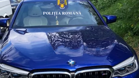 BMW de 136.000 de euro furat din Germania şi găsit în Neamţ