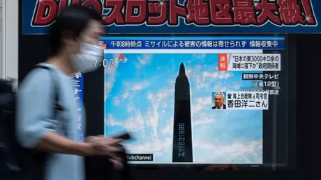 Panică în Japonia după ce Coreea de Nord a tras o rachetă balistică deasupra țării
