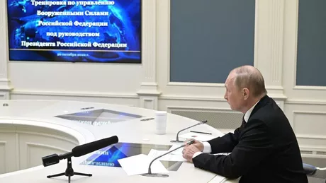 Război nuclear simulat de autorităţile de la Moscova. Putin a urmărit atacul printr-o videoconferință