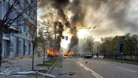 Mai multe explozii în Kiev Ucraina. Ce spun autoritățile - FOTO