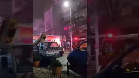 Incendiu la un operator economic din municipiul Iași. Pompierii au intervenit de urgență - EXCLUSIV VIDEO