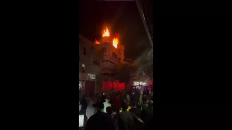 Incendiu devastator în Gaza. Cel puțin 21 de morți inclusiv copii - VIDEO