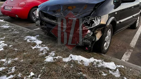 Accident rutier pe Şoseaua Bucium. Două autoturisme au intrat în coliziune - FOTO VIDEO