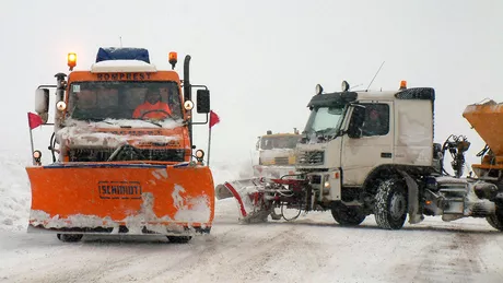 Apel pentru șoferi CNAIR anunță să nu se mai circule pe DN2 E85 până când nu termină de deszăpezit utilajele